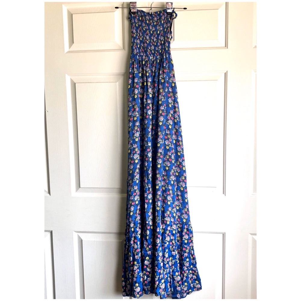 Tiare Hawaii Strapless Tiered Maxi